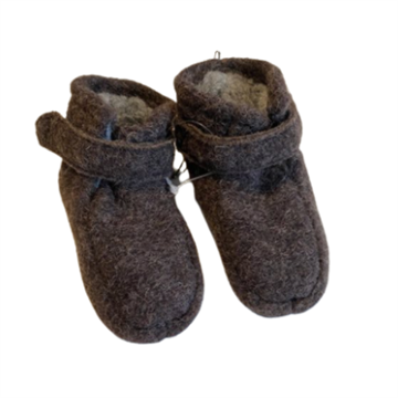 Huttelihut - Pooph babyfutter i uld // Brown